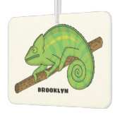 パーソンズカメレオンイラストレーション カーエアーフレッシュナー (左)