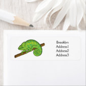 パーソンズカメレオンイラストレーション ラベル (インサイチュ)