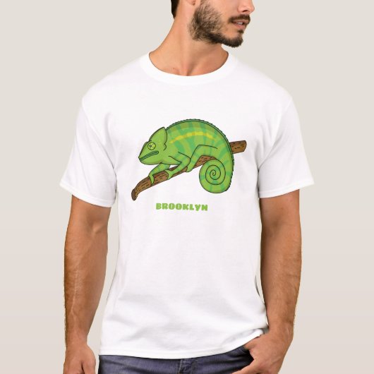 パーソンズカメレオンイラストレーション Tシャツ (正面)