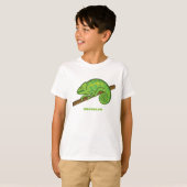 パーソンズカメレオンイラストレーション Tシャツ (正面フル)