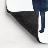 パーソンラッセルテリアブラックウォーター色 マウスパッド (コーナー)