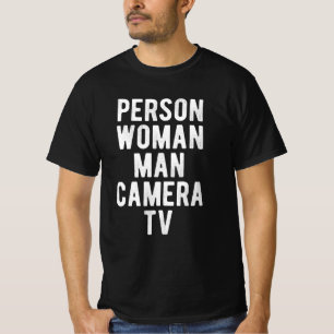 パーソン·ウーマン·カメラテレビ Tシャツ