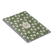 パーソン/ジャック・ラッセル・テリアのセージまたは任意の色 ノートブック (右側)