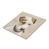 パーソン·ジャック·ラッセル·テ絵画リアーズ-ドッグ·アート タイル (側面)