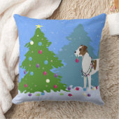 パーソン・ラッセル飾・テリアのクリスマスツリー クッション (ブランケット)