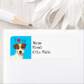 パーソン・ラッセル・テリアが大好き ラベル (インサイチュ)