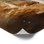 パーソン・ラッセル・テリア犬アートプリントポスター ポスター (角)