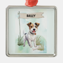 パーソン・ラッセル・テリア 水彩デザイン オリジナル犬グッズ