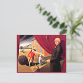 パーソンWeem's Fable素晴らし, art by Grant Wood ポストカード (スタンド正面)