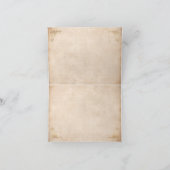 パーチエレガントメント水の色のブドウ畑 サンキューカード (内部)