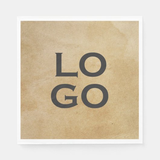 パーチカスタムメントにロゴを素朴付ける スタンダードランチョンナプキン (正面)