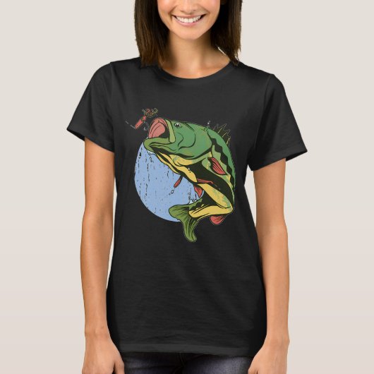 パーチフィッシング釣り人 Tシャツ (正面)