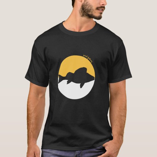 パーチフィッシング - 捕食者フィッシング Tシャツ (正面)