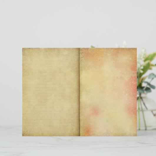 パーチメントと水の色のジャーナル・ページ (スタンド正面)