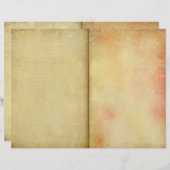 パーチメントと水の色のジャーナル・ページ (正面/裏面)