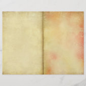 パーチメントと水の色のジャーナル・ページ (裏面)