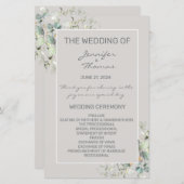 パーチメントの色と緑ののファン・プログラム (正面/裏面)