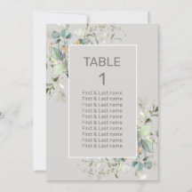 パーチメントの色と緑葉の表の番号