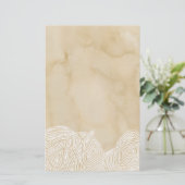 パーチメント上の波 便箋 (スタンド正面)