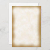 パーチメント招待状 招待状 (正面/裏面)