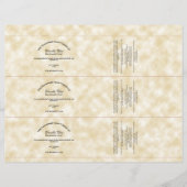 パーチメント紙スタイルソープバンド/ラベル (正面)