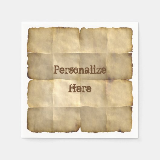 パーチメント紙ナプキン スタンダードカクテルナプキン (正面)