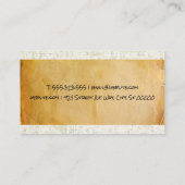 パーチメント紙 | 公証人パブリックロゴ 名刺 (裏面)