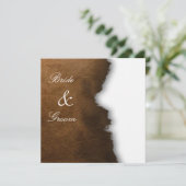 パーチメント結婚式招待状 招待状 (スタンド正面)