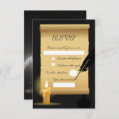 パーチメント 出欠カード (正面/裏面)