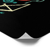 パーツバイク自転車エンデューロのマウンテンバイク ポスター (角)