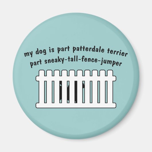 パーツパターデールテリアパートフェンスジャンパー マグネット (正面)