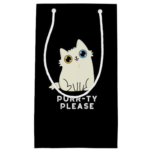 パーティお願いキティおもしろいキャットプンダークBG スモールペーパーバッグ (正面)