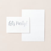 パーティしよう！ 箔カード (ディスプレー)