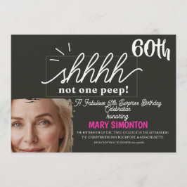 パーティしよう!素敵な60歳サプライズパーティ 招待状