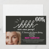 パーティしよう!素敵な60歳サプライズパーティ 招待状 (正面/裏面)