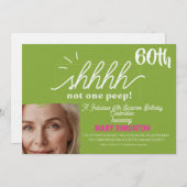 パーティしよう！素敵な60歳サプライズパーティ 招待状 (正面/裏面)