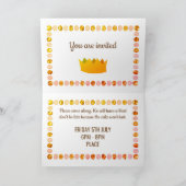 パーティのお誘い 招待状 (内部)