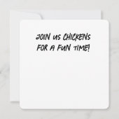 パーティの女王たち 招待状 (裏面)