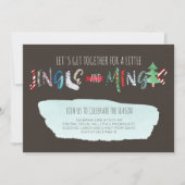 パーティの招待状をちりんちりんと鳴らして下さい及び混ぜて下さい 招待状 (正面)