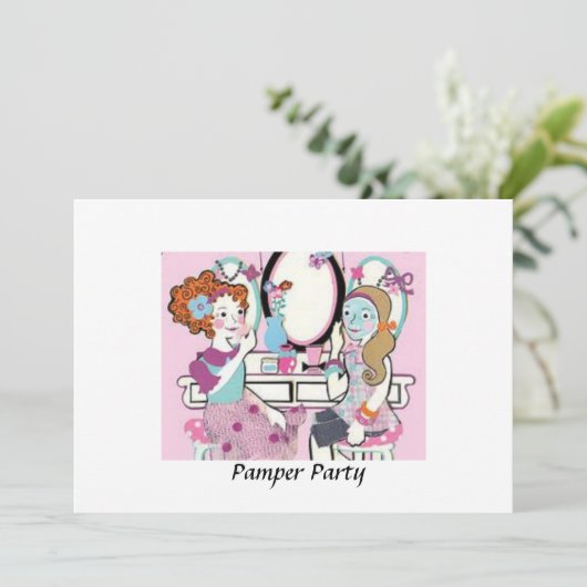 パーティの招待状を甘やかして下さい 招待状 (スタンド正面)