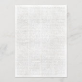 パーティの招待状カスタムイースター新聞写真 招待状 (裏面)