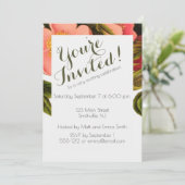 パーティの招待状カスタムテンプレートカード 招待状 (スタンド正面)