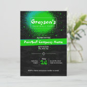 パーティの招待状カスタム用誕生日 招待状 (スタンド正面)