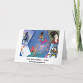 パーティの招待状カード 招待状 (裏面)