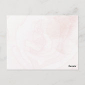 パーティの招待状金ゴールドマジカルディッシュ ポストカード (裏面)