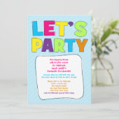 パーティの招待状10代の-パーティー! 招待状 (スタンド正面)