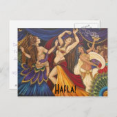 パーティの招待状 インビテーションポストカード (正面/裏面)