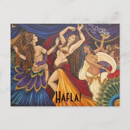 パーティの招待状 インビテーションポストカード (正面)