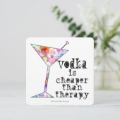 パーティの招待状,ウォッカはセラピーより安い 招待状 (スタンド正面)