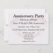 パーティの招待状 – シマウマとハート 招待状 (裏面)